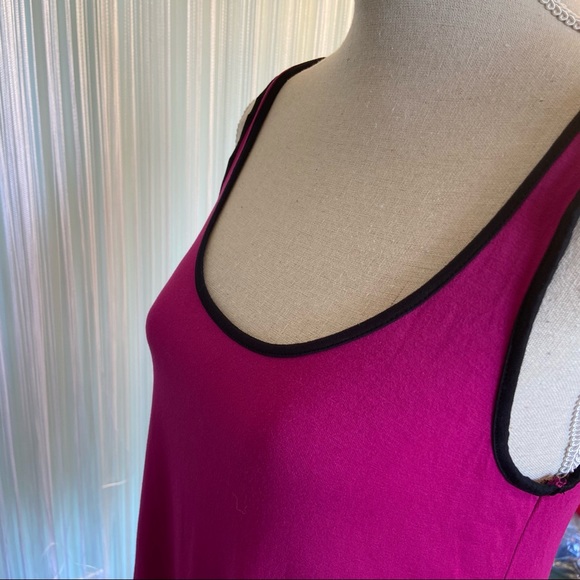 Magenta Top With Criss Cross Straps NWOT Size S - Picture 5 of 12